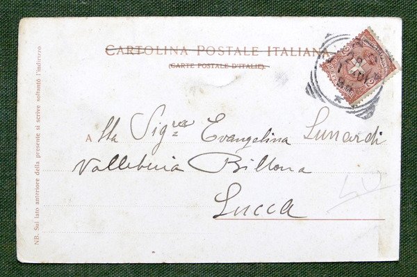 Cartolina Lucca - Palazzo Guinigi e la sua torre - …