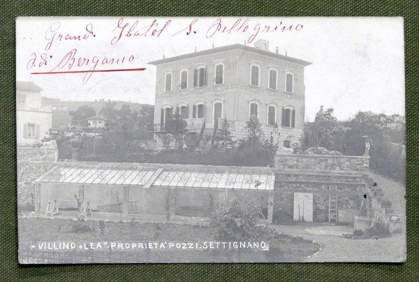 Cartolina Settignano - Villino Lea proprietÃ Pozzi - 1911