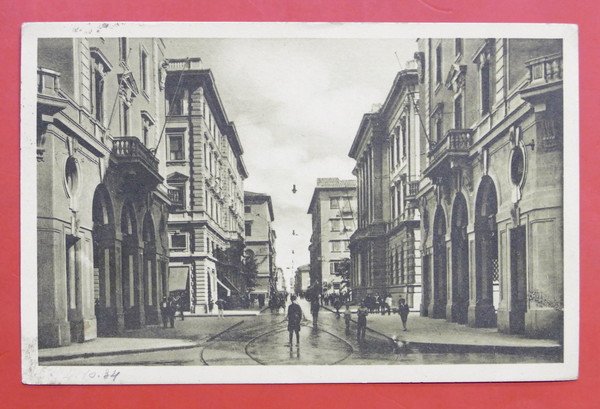 Cartolina Livorno - Via Cairoli - 1934