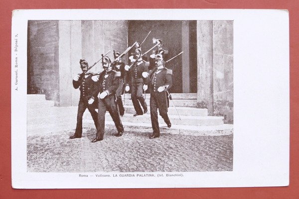 Cartolina Militaria Uniformi - Roma - Vaticano - La Guardia …