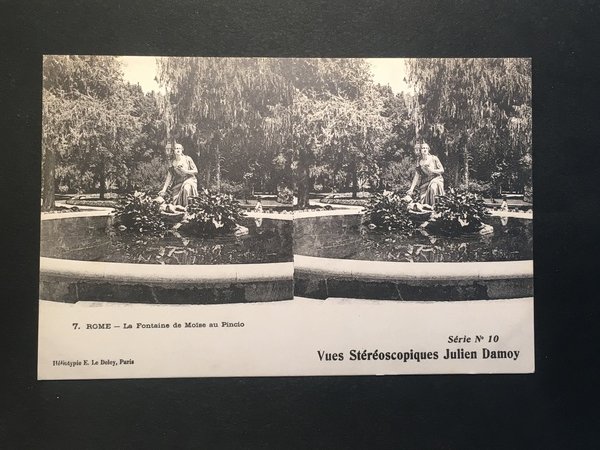 Cartolina Rome - La Fontaine de Moise au Pincio - … | Immagine principale