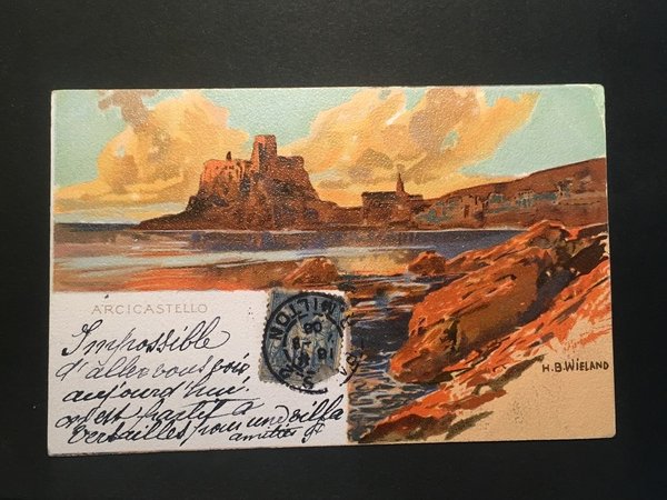 Cartolina Arcicastello - 1906