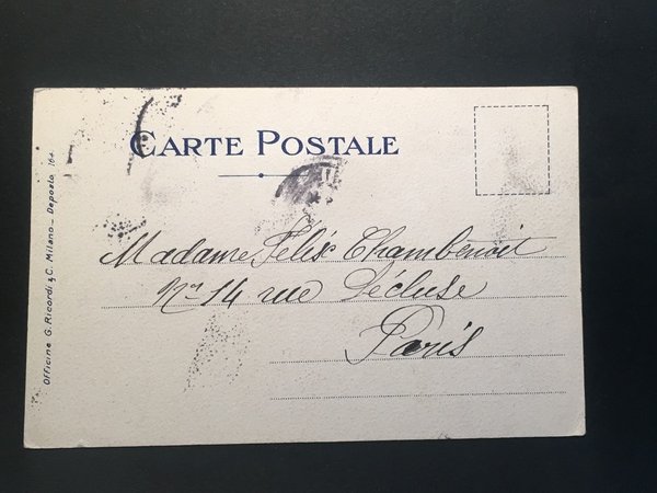 Cartolina Arcicastello - 1906