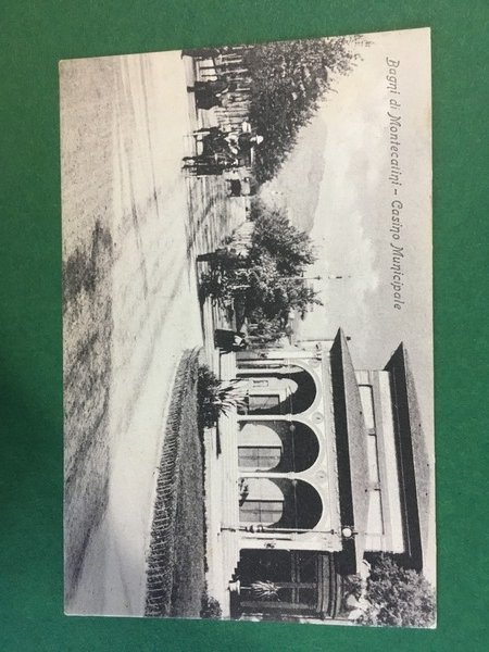 Cartolina Bagni Di Montecatini- Casino Municipale - 1920