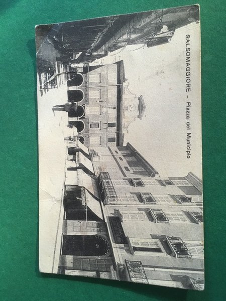 Cartolina Salsomaggiore- Piazza del Municipio - 1910