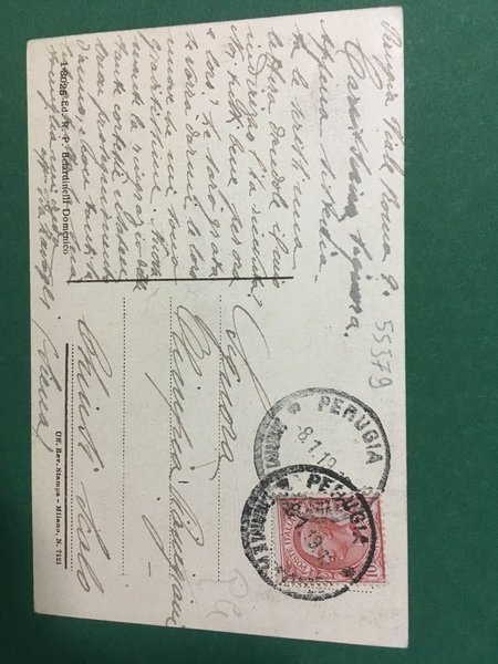 Cartolina Perugia- Veduta Da Porta Pesa - 1915