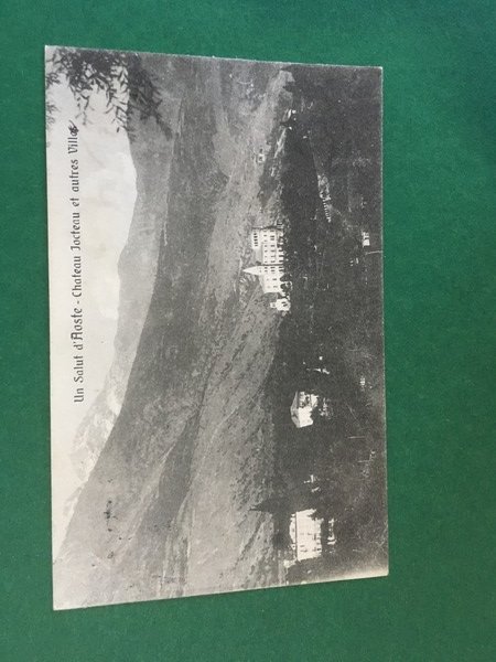 Cartolina Aoste - Chateau Jocteau Et Autres Villas - 1913