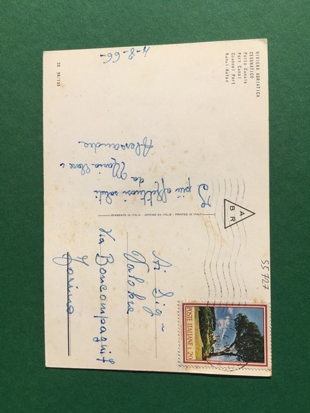 Cartolina Riviera Adriatica - Cesenatico - Porto Canale - 1966