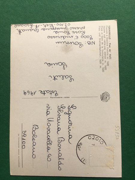 Cartolina Terminillo - Pian de' Valli - 1969