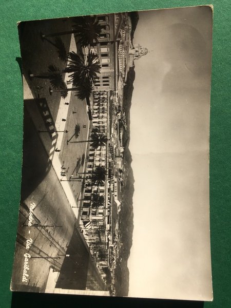 Cartolina Messina - Via Garibaldi - 1952