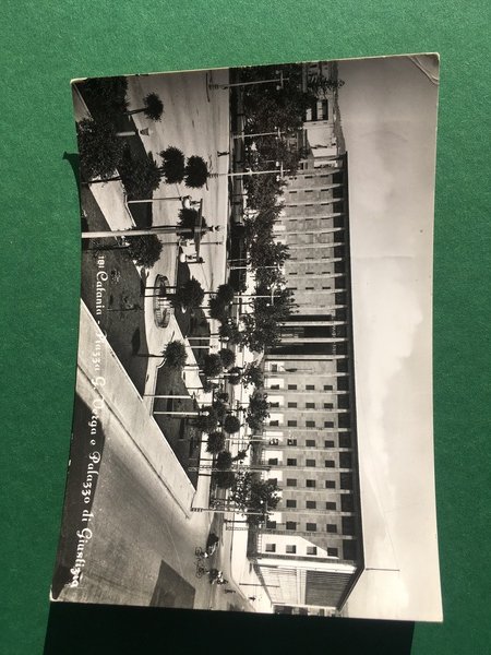 Cartolina Catania - Piazza G.Verga e Palazzo Di Giustizia - …