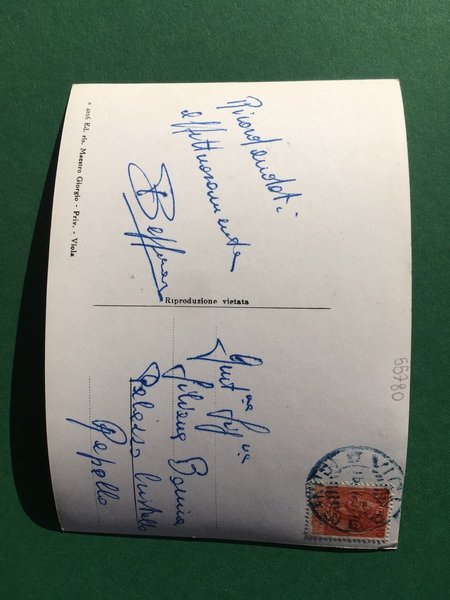 Cartolina Viola - Altopiano Del Santuario m. 1050s.m. - 1957