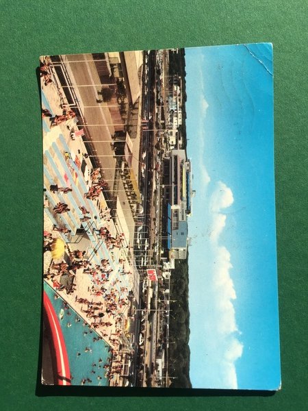 Cartolina Ostia - Stabilimento Kursaal e Hotel Enalc - 1923