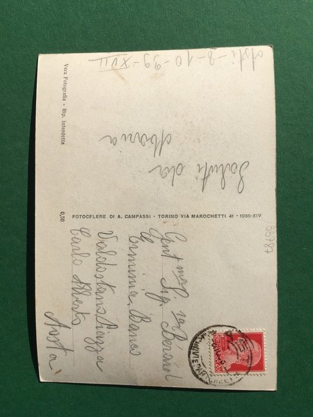 Cartolina Asti - Scorcio Panoramico - 1939