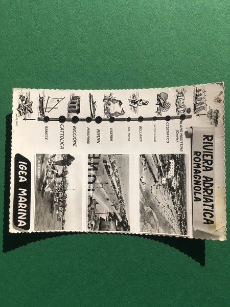 Cartolina Riviera Adriatica Romagnola - Igea Marina - 1960
