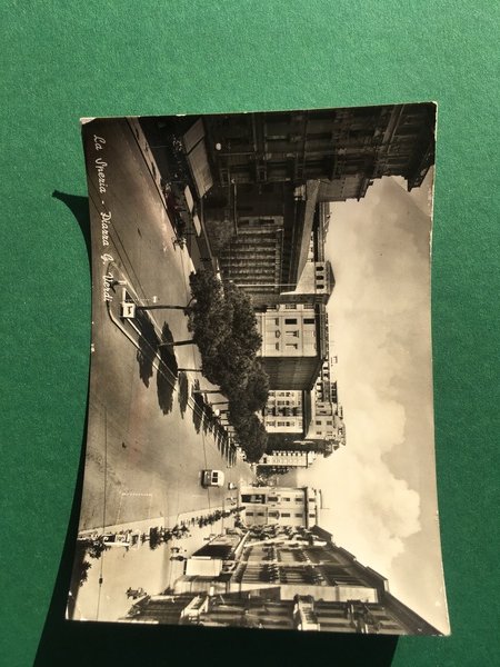 Cartolina La Spezia - Piazza G.Verdi - 1957