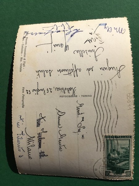 Cartolina Cattolica - Notturno - 1952