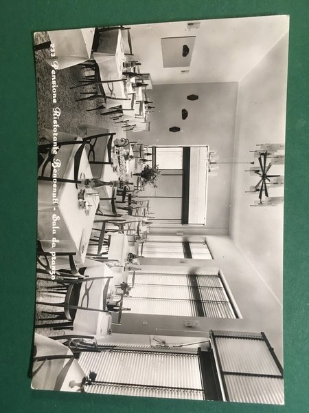 Cartolina Pensione Ristorante Benvenuti - Sala Da Pranzo - Tabiano …