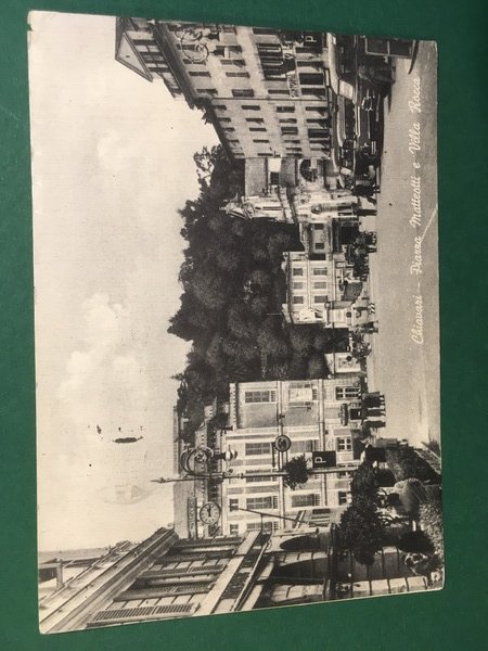 Cartolina Chiavari - Piazza Matteotti - Villa Rocca - 1956