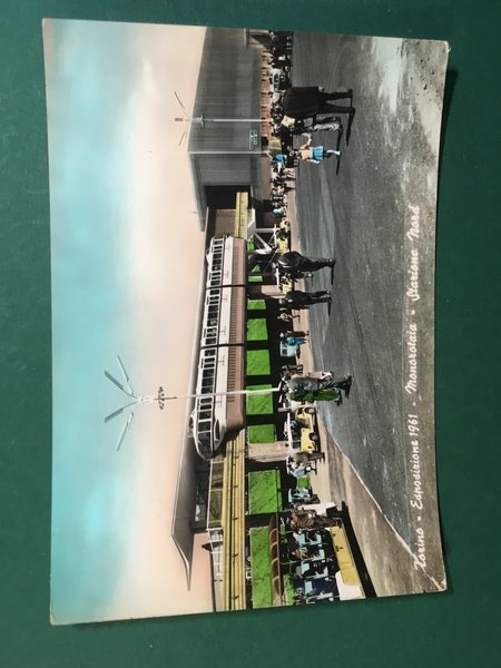 Cartolina Torino - Esportazione 1961 - Monorotaia - Stazione Nord …