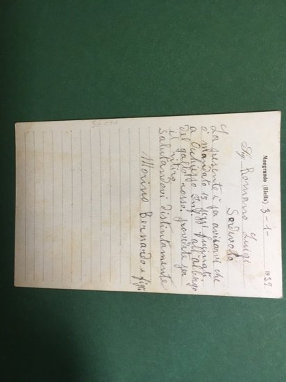 Cartolina Morino Bernardo & Figli- 1940