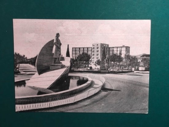 Cartolina Abano Terme - Zona Residenziale C.Colombo - 1966