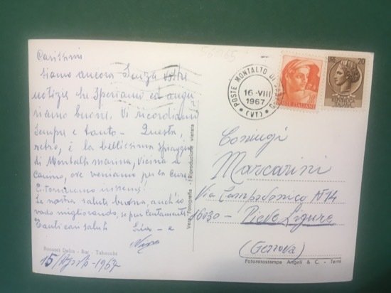 Cartolina Montalto Di Castro - Lungomare - 1967
