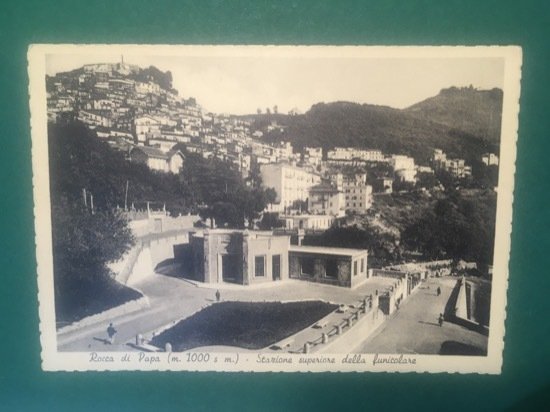 Cartolina Rocca di Papa - Stazione Superiore Della Funicolare - …