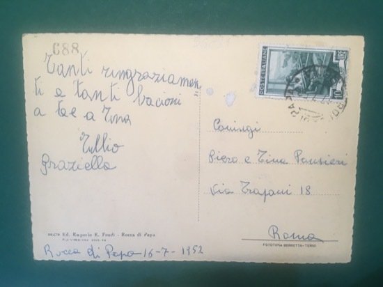 Cartolina Rocca di Papa - Stazione Superiore Della Funicolare - …