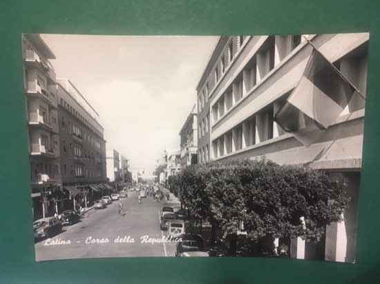 Cartolina Latina - Corso Della Repubblica - 1950ca.