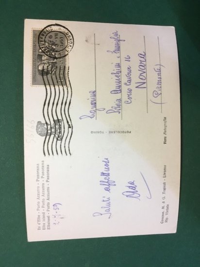 Cartolina Isola D'Elba - Porto Azzurro - Panorama - 1959