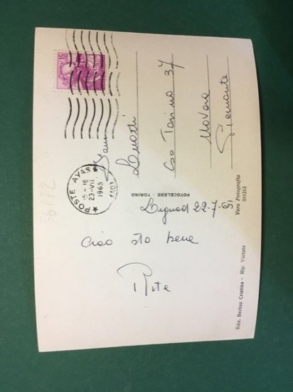 Cartolina Lignod - Valle d'alas -Albergo Miravalle - 1965