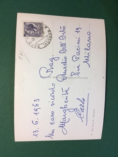 Cartolina Mondovi - La Funicolare - 1963