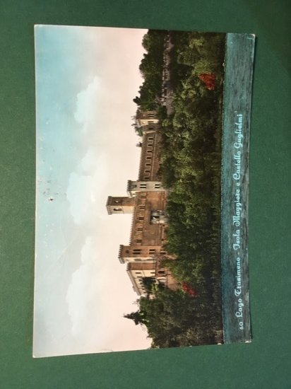 Cartolina Lago Trasimeno - Isola Maggiore E Castello Guglielmi - …