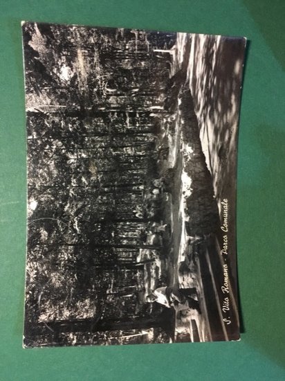 Cartolina S.Vito Romano - Parco Comunale - 1955