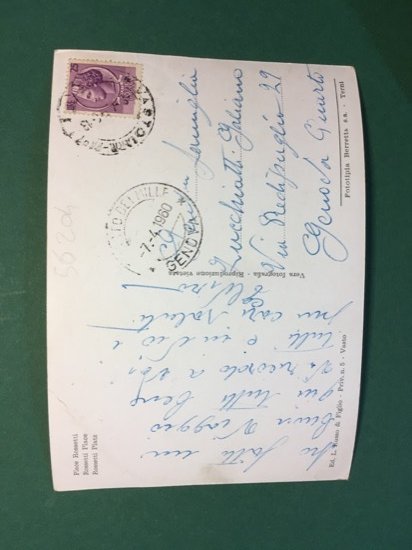 Cartolina Vasto - Piazza Rossetti - 1960