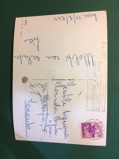 Cartolina Lecce - Rione S. Rosa - Via Indipendenza - …