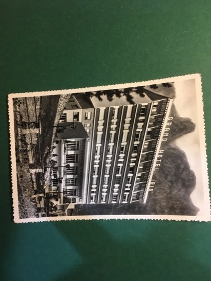 Cartolina Boario Terme - Grand Hotel "Iris"- 1959