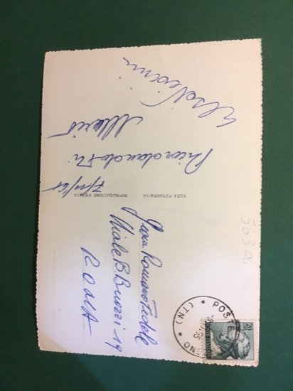 Cartolina Sanzeno - Trentino - 1955