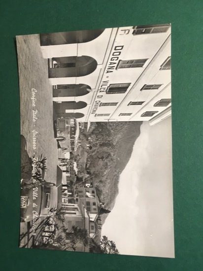 Cartolina Confine Italo Svizzero - Dogana Di Villa Di Chiavenna …