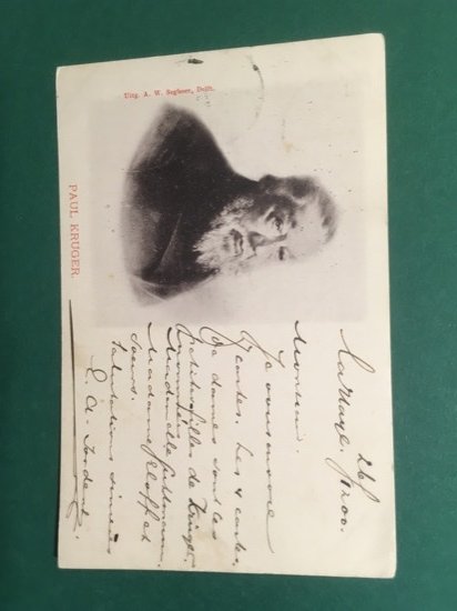 Cartolina Paul Kruger - Briefkaart - 1927