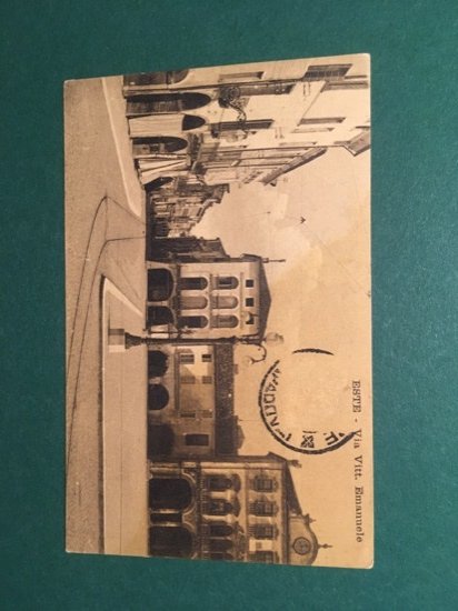 Cartolina Este - Via Vitt. Emanuele - 1917