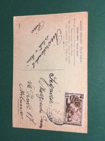 Cartolina Pensione Villa Daira - Piazza Spada - Fiuggi Fonte …