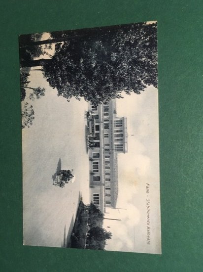 Cartolina Fano - Stabilimento Balneare - 1925ca.