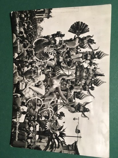 Cartolina Viareggio - Carnevale - Corso Mascherato - 1955 | Immagine principale