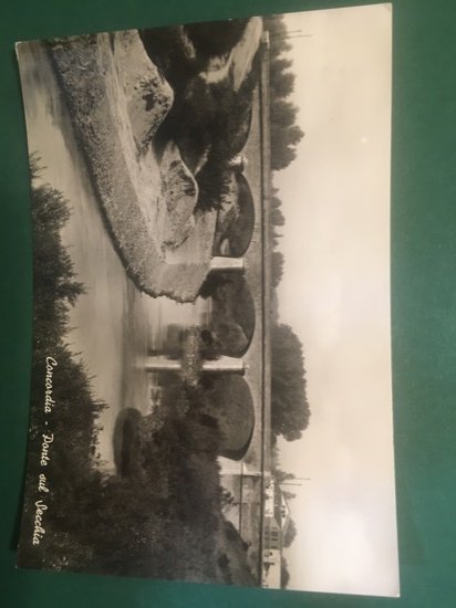 Cartolina Concordia - Ponte Sul Secco - 1980