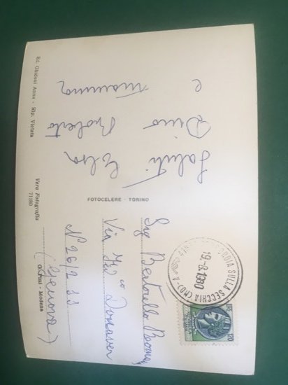 Cartolina Concordia - Ponte Sul Secco - 1980