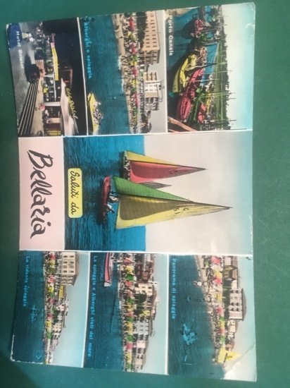 Cartolina Saluti Da Bellaria - La Ridente Spiaggia - Panorama …