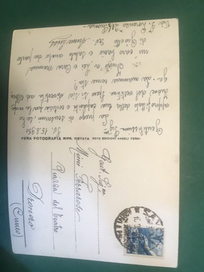 Cartolina Savona - Rione S.Lucia - 1950