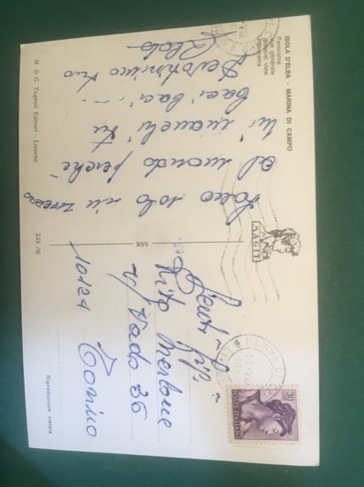 Cartolina Isola D'Elba - Marina Di Campo - Panorama - …